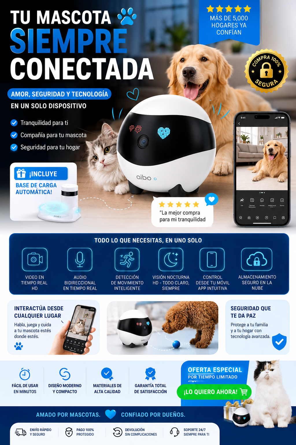 EBO SE | Vigila y Protege a tu Mascota 24/7 📹